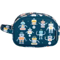 A Little Lovely Company Sac de Toilette - Robots - - UneTaille - Sac de Toilette