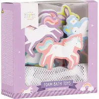 A Little Lovely Company Jouet Pour le Bain - 14 pces - Unicorn R - - UneTaille - Jouet Pour Le Bain