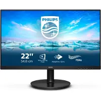 Philips V Line 222V8LA/00 écran plat de PC 54,6 cm (21.5") 1920 x 1080 pixels Full HD LCD Noir