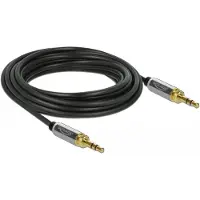 DeLOCK Câble Jack 3,5 mm 3 pôles Fiche sur Fiche avec adaptateur à