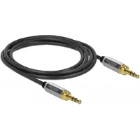 DeLOCK Câble jack 3,5 mm 3 pôles, fiche mâle-fiche mâle avec verro