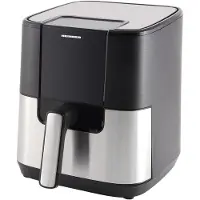 Heinner Friteuse à air chaud HealthyEra 15 HAF-H6BKS1500, 1500W, capacité : 5,5 L, affichage numérique,tactile, 8 programmes, noir/argent