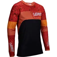 Leatt 4.5 Enduro Long Sleeve Jersey Orange L Homme