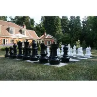 Ubergames Jeu d'échecs de jardin Xl Outdoor, jusqu'à 30cm de haut