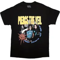 Pierce The Veil Hommes, T-shirt, I Can't Hear You Back Print, Noir, (M)
