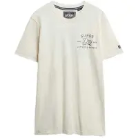 Superdry T-Shirt crème / noir