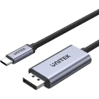 UNITEK V1409A Câble changeur de genre USB-C DisplayPort Noir. Gris