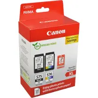 Canon PG-575XL/CL-576XL - Noir + 3 couleurs - Cartouche d'encre - Multipack