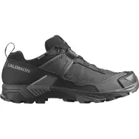 Salomon X ULTRA 5 GTX - GORE-TEX - Chaussures de randonnée pour hommes, chaussures de trekking, couleur noire, référence 477255, taille européenne 49 1/3, taille britannique 13.5