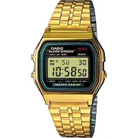 Casio Montre digitale bleu / or / noir