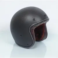 Torx Casque Jet Sunday Carbon Mat Taille S Homme Femme Gris Carbone Pour Moto Custom