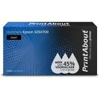 PrintAbout Toner compatible pour Epson S050709 - Noir