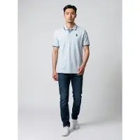 Blauer pour homme. 26SBLUT02288 Polo bleu Damon (L), Casuel, Coton, Manche courte