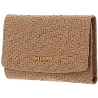 PICARD Cuir porte-monnaie Day Trip 1 Flap Wallet Cookie beige