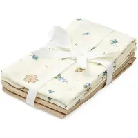 Cam Cam Gants de toilette - Mousseline - 4 Pack - Myrtilles - - UneTaille - Gant de Toilette