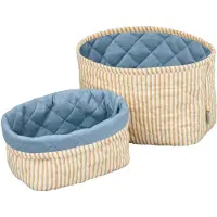 Cam Cam Copenhagen Paniers de Stockage - 2 Pack - 22x15/24x17 cm - Oatfield - - UneTaille - Rangement