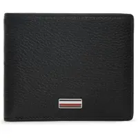 Tommy Hilfiger Porte-monnaies 'Signature Plaque Bifold' noir