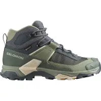 Salomon - Chaussures de randonnée en GORE-TEX - X Ultra 5 Mid GTX W Turbulence / Sedona Sage / Tender Peach pour Femme - Taille 39 1/3 - Vert