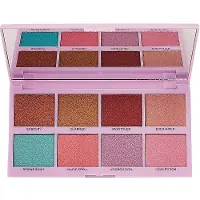 MakeUp Revolution, Revolution, Palette d'ombres à paupières Under Your Spell Pigment, 8 fards à joues chatoyants