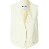Pieces Gilet 'PCNIMORA' jaune clair