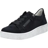 Gabor Baskets basses 'Schnürschuh Damen 83-334-16 Echtleder in dunkelblau' noir