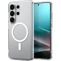 Spigen Coque Ultra Hybrid MagSafe pour Samsung Galaxy S26 Ultra - Clear / White