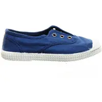 Cienta Slip-ons en Bleu Textile 27