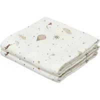 Cam Cam Carrés de mousseline - 72x72 cm - 2 Pack - Le pays des r - - UneTaille - carrés de mousseline