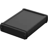 Bopla Profil Boîtier Alubos (Boîtier), Accessoires électroniques + boîtier, Noir
