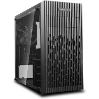 DeepCool MATREXX 30 - Tour - micro ATX - panneau latéral fenêtré (verre trempé) - pas d'alimentation (ATX / PS/2) - USB/Audio