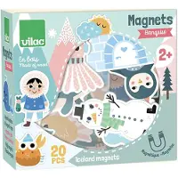 Vilac Aimants en bois Islande 20pcs