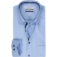 MARVELIS Homme Marvelis Comfort Fit Chemise bleu, Unicolore