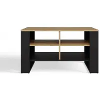Top E Shop Table basse LAUREN 6 - chêne artisanal / noir