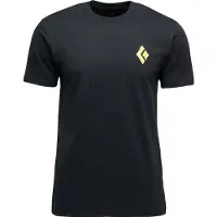 Black Diamond Shredded Short Sleeve T-shirt Noir S Homme