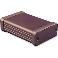 Hammond Electronics Boîtier en aluminium 1455C801BK, aluminium extrudé, IP54, 80x54x23 mm (Boîtier), Accessoires électroniques + boîtier, Noir