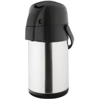 Olympia Pichet à pompe | acier inoxydable | 2,5 litres