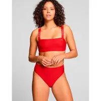 Puma Swim High Waist Bikini Bottom Rouge S Femme