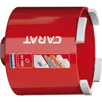 Carat HTS1126040 - Couronnes À Sec Dustec - Pour Brique Et Matériaux Abrasifs - 112 X 60 Mm