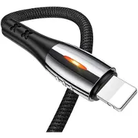 Usams U-Tone Lightning Cable Tressé 1.2 M Off 2A Fast Charging Black/Black Sj344Usb01 (Us-Sj344)