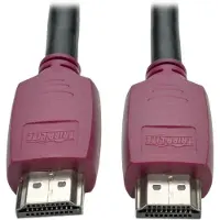 Eaton Tripp Lite Series 10ft Premium Hi-Speed HDMI Cable w Grip Connectors 4Kx2K@60Hz 10' - Câble HDMI avec Ethernet - HDMI mâle pour HDMI mâle - 3.05 m - blindé - noir - moulé