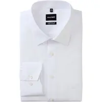 Olymp Luxor Comfort Fit Big & Tall Chemise blanc, Unicolore