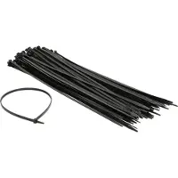 SAPISELCO Attaches de câbles 380 x 4.5 (Serre-câbles en plastique, 380 mm, 100 pcs)