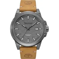 Timberland Montre à affichage analogique '- Date watch Mohegan - Quartz watch movement - Watch case width: 46 mm' noisette