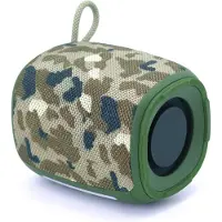 Gembird Repro SPK-BT-LED-03-CM, Bluetooth, 5W, RGB LED podsvícení, Camo