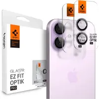 Spigen Optik Pro EZ Fit Lens Protector lot de 2 pour Apple iPhone 16 / 16 Plus / 17 - Purple