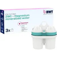 BWT Cartouches filtrantes minéralisées au magnésium et au zinc, 3 pcs.