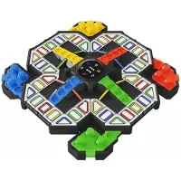 Giiker Super Ludo - Jeu de société électronique - Minceur Ne Pire Pas - Jeu de dés interactif - Smart Game avec effets de lumière