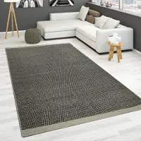 Paco Home Tapis tissé à la main, tissage plat, 100 % laine, style scandinave, différentes couleurs, dimensions 120 x 170 cm