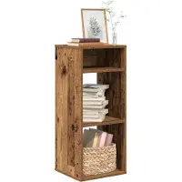 vidaXL Bibliothèque chêne fumé 34x31x112 cm bois d'ingénierie