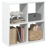 vidaXL Étagère séparatrice de pièce blanc 69,5x29x103,5 cm